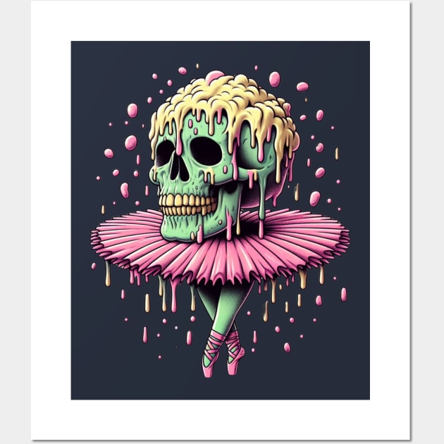 skull ballet Wall Art by EKLZR